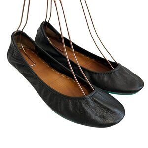 Tieks Classic Black Leather Women's Flats Size 11